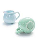 Load image into Gallery viewer, Exquisite Celadon fair tea pot, blue fair teapot,kung fu teacup, handmade tea cup,Japanese-style teaset tea accessories 140ml