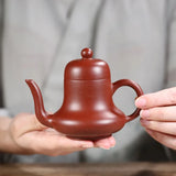 Load image into Gallery viewer, 150ML Yixing Hand Crafted Clay Teapot Master Handmade Crimson Mud Dahongpao Tea Pot Kung Fu Zisha Tea ceremony Filter Teaware