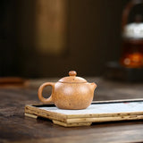 Load image into Gallery viewer, 120ml Chinese Yixing Purple Clay Teapot Xishi Tea Pot High Temperature DuanNi Handmade Zisha Tea Set
