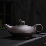 Load image into Gallery viewer, 11pcs 210c Ceramic Purple Clay Tea Set Kung Fu Pot Infuser Xishi Gaiwan Teapot Serving Cup Teacup Chinese Drinkware High Quality