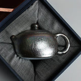 Load image into Gallery viewer, Chunxuan Tang|Zeng Guangxu Raw Ore Temmoku Glaze Jianzhan Xi Shi Pot High Temperature Kiln Baked Teapot Ball Hole Tea-Making Set