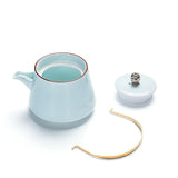 Load image into Gallery viewer, 240ml Celadon Ceramic Beam Tea Pot Samovar Coffee Teapot Teapot Clay Water Kettle Teapots Coffeeware Teaware Puer Tea Cup Set
