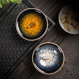 Load image into Gallery viewer, 3D Lotus dragon phoenix GOLDFISH teacup the twele Chinese zodiac signs kung fu tea set small ceramic cups  porcelain coffee