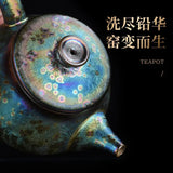 Load image into Gallery viewer, Jianzhan yao Becomes Colorful Tea Pot Ceramic Tianmu Glazed Tea Pot Home Office Creative Tea Maker Chinese Set Business Gift