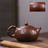 Load image into Gallery viewer, 230ml Authentic Yixing Purple Clay Teapot Master Handmade Xishi Kettle Custom Beauty Tea Infuser Chinese Zisha Tea Accessories