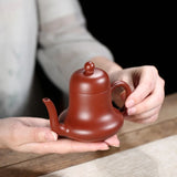 Load image into Gallery viewer, 150ML Yixing Hand Crafted Clay Teapot Master Handmade Crimson Mud Dahongpao Tea Pot Kung Fu Zisha Tea ceremony Filter Teaware